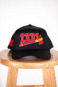 1331 Tomahawk A-Frame Cap black front view