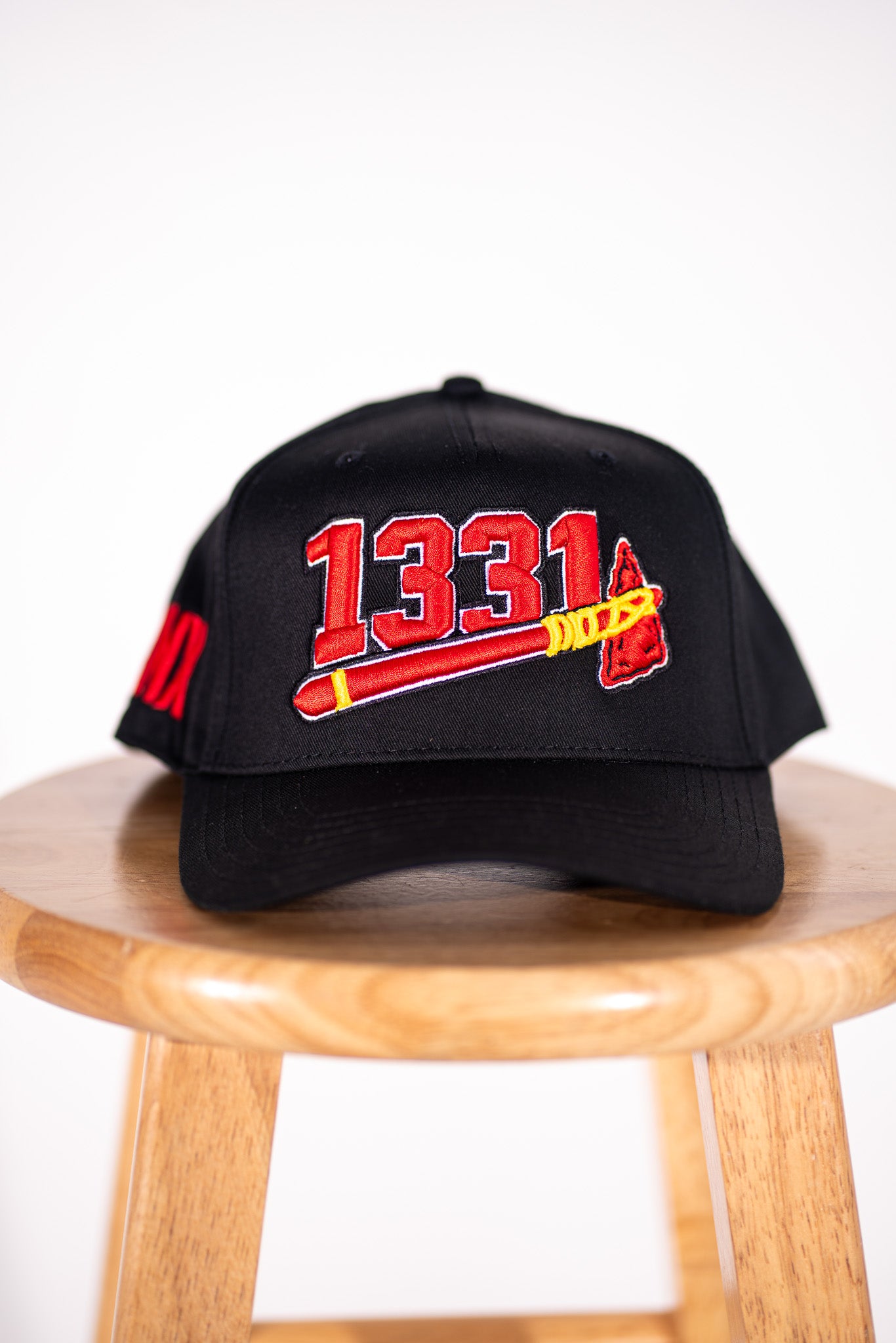 1331 Tomahawk A-Frame Cap black front view