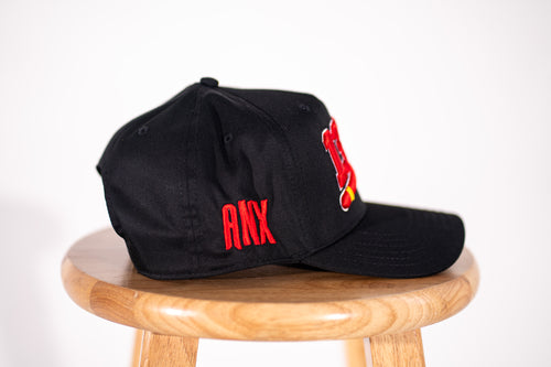1331 Tomahawk A-Frame Cap black side view