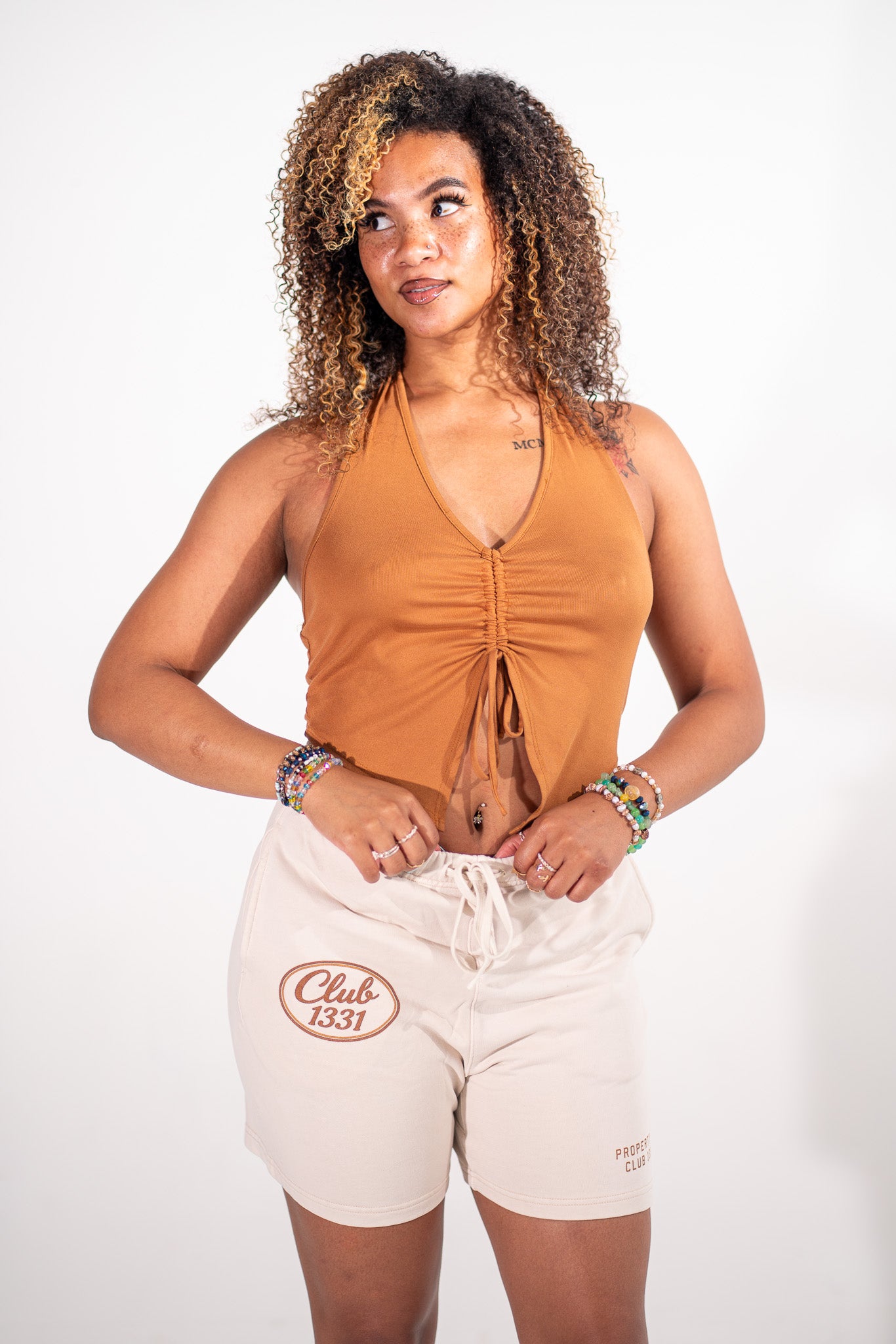 Club 1331 Shorts worn by model